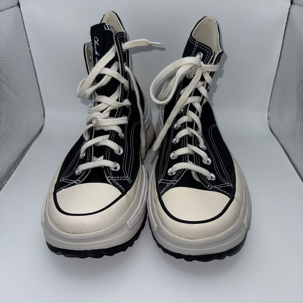 Converse Run Star Legacy CX Hi Black Egret White Men 8.5 Women 10 A00869C - Picture 2 of 15